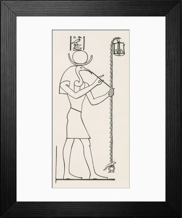 Framed Print : Thoth, Egyptian God of Wisdom