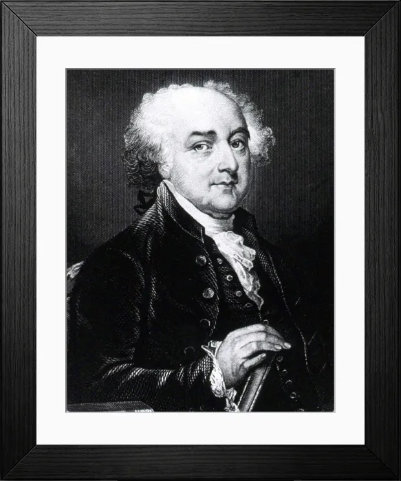 Framed Print : John Adams, 2nd U.S. President Framed Print : John Adams, 2nd U.S. President
