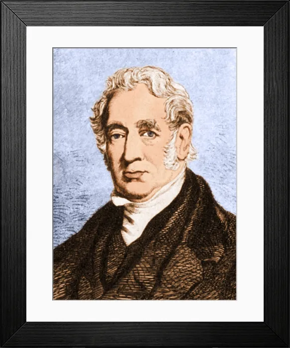 Framed Print : George Stephenson, English Civil Engineer Framed Print : George Stephenson, English Civil Engineer
