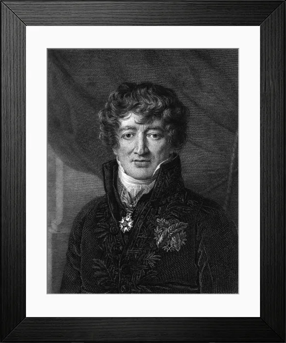 Framed Print : Georges Cuvier, French Naturalist Framed Print : Georges Cuvier, French Naturalist