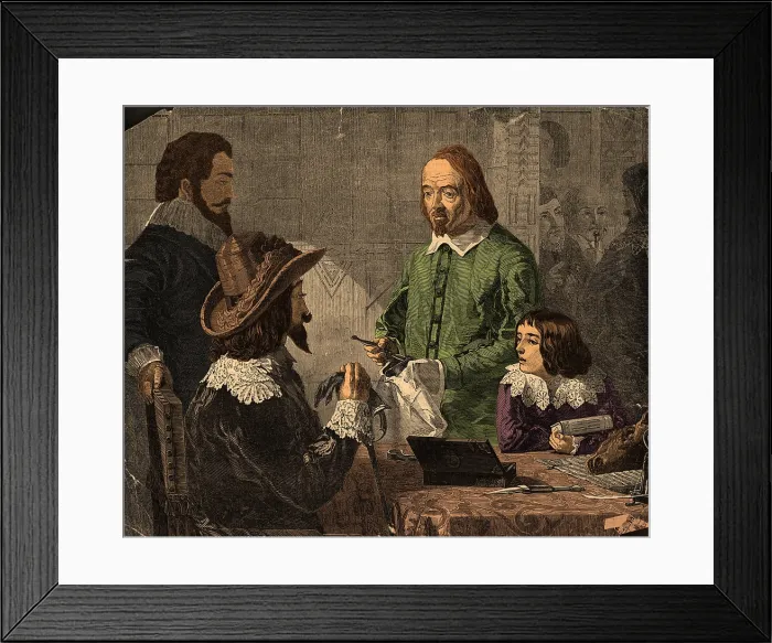 Framed Print : William Harvey, English Physician Framed Print : William Harvey, English Physician