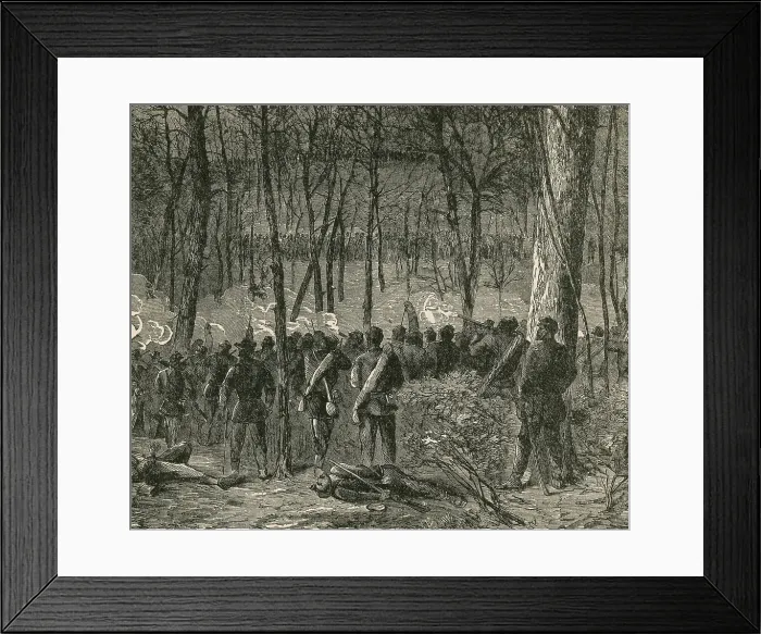 Framed Print : Battle of the Wilderness, 1864