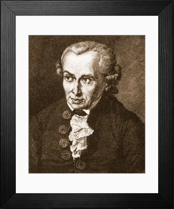 Framed Print : Immanuel Kant, German Philosopher Framed Print : Immanuel Kant, German Philosopher