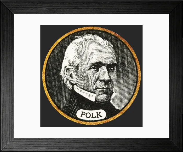 Framed Print : James K. Polk, 11th U.S. President Framed Print : James K. Polk, 11th U.S. President