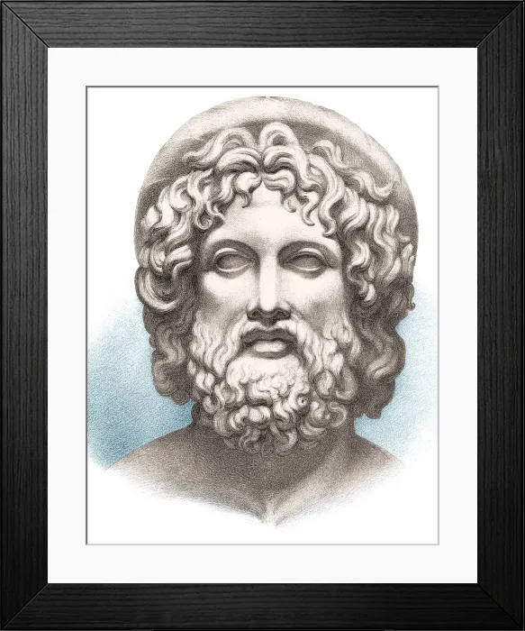 Framed Print : Asclepius, Greek God of Medicine Framed Print : Asclepius, Greek God of Medicine