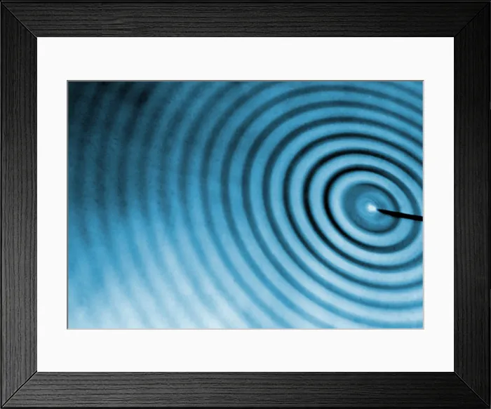 Framed Print : Circular Ripples Framed Print : Circular Ripples