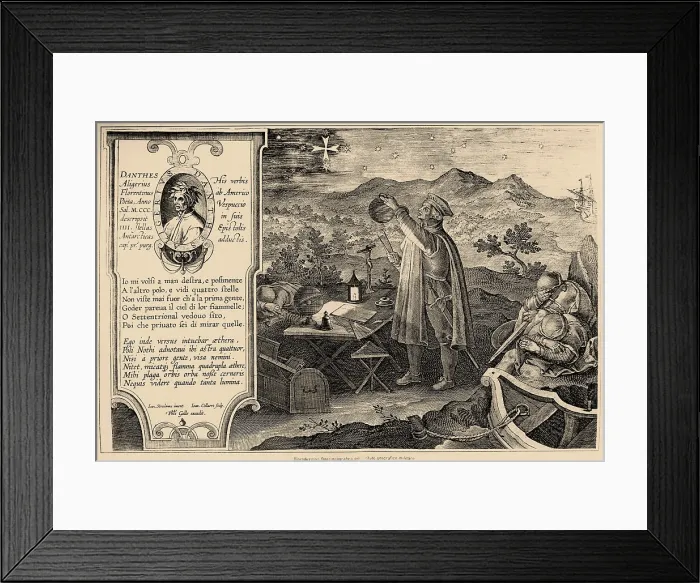 Framed Print : Amerigo Vespucci, Italian Explorer Framed Print : Amerigo Vespucci, Italian Explorer