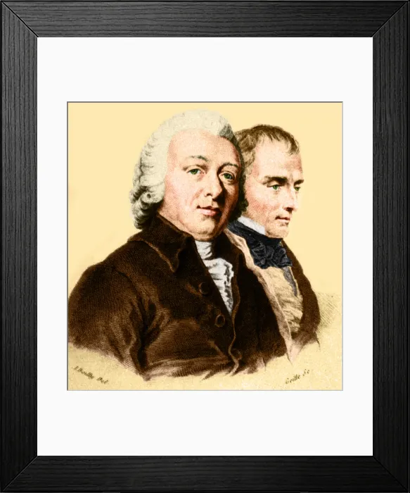 Framed Print : Desault and Bichat, French Anatomists Framed Print : Desault and Bichat, French Anatomists