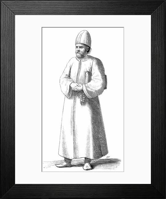 Framed Print : 17th century Turkish Imam