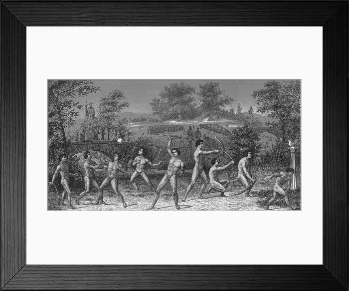 Framed Print : Ancient Olympic Games Framed Print : Ancient Olympic Games