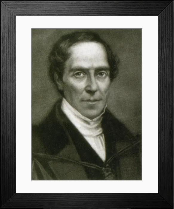 Framed Print : Gideon Mantell, English Paleontologist Framed Print : Gideon Mantell, English Paleontologist