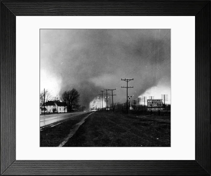 Framed Print : Palm Sunday, Tornado Outbreak II, 1965 Framed Print : Palm Sunday, Tornado Outbreak II, 1965