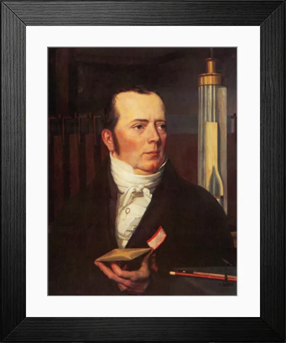 Framed Print : Hans Christian Orsted, Danish Physicist Framed Print : Hans Christian Orsted, Danish Physicist