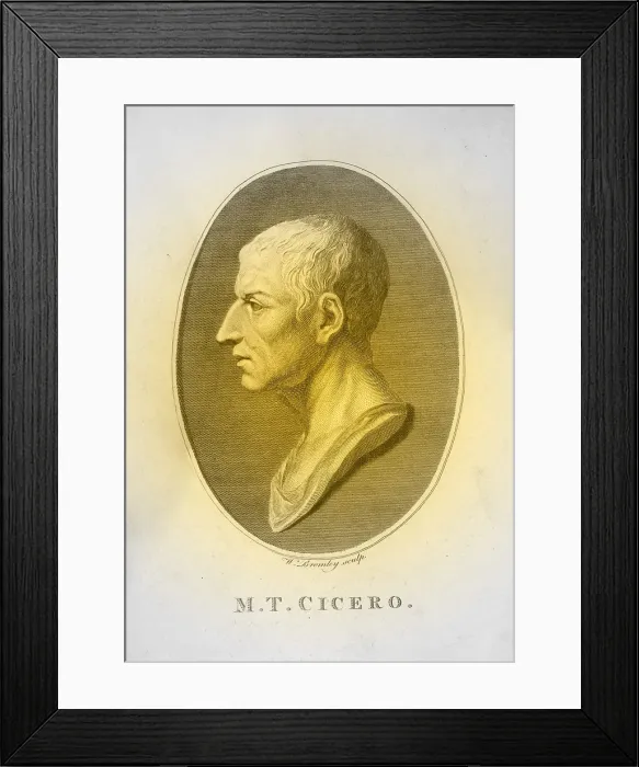 Framed Print : Cicero, Ancient Roman Philosopher