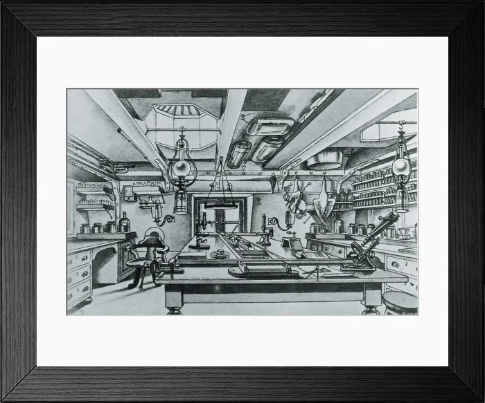 Framed Print : HMS Challenger Science Lab Framed Print : HMS Challenger Science Lab