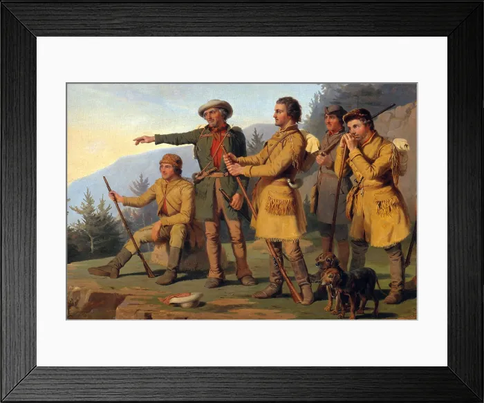 Framed Print : Daniel Boone, American Folk Hero Framed Print : Daniel Boone, American Folk Hero