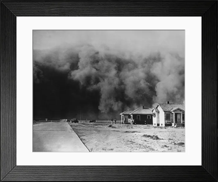 Framed Print : Dust Storm, 1930s Framed Print : Dust Storm, 1930s
