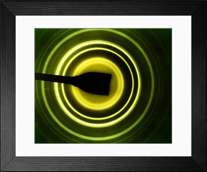 Framed Print : X-Ray Diffraction Polycrystalline Framed Print : X-Ray Diffraction Polycrystalline
