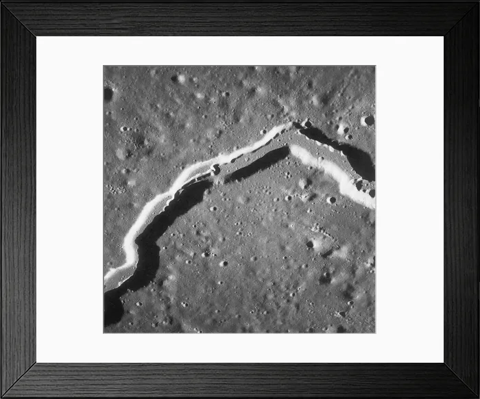 Framed Print : Hadley Rille on the Moon, Apollo 15 Mission Framed Print : Hadley Rille on the Moon, Apollo 15 Mission