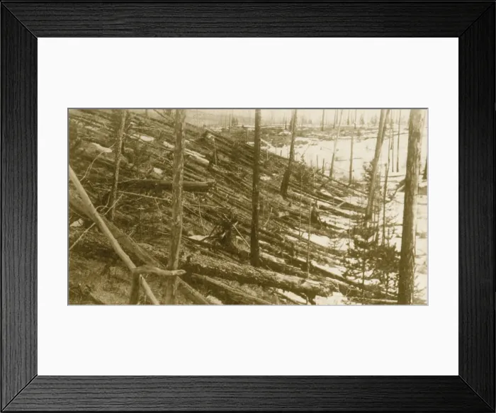 Framed Print : Tunguska Event, 1908 Framed Print : Tunguska Event, 1908