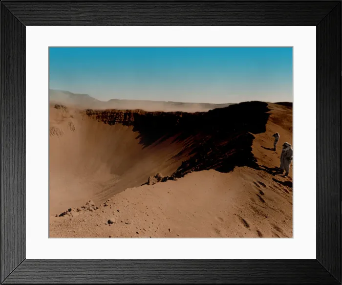 Framed Print : Operation Plowshare, Sedan Crater Framed Print : Operation Plowshare, Sedan Crater