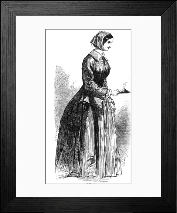 Framed Print : Florence Nightingale, English Nurse Framed Print : Florence Nightingale, English Nurse