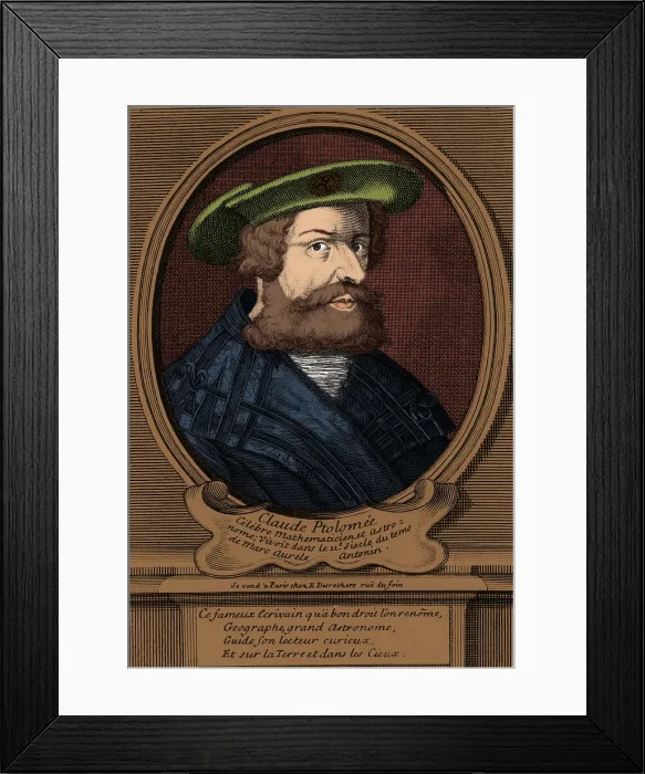 Framed Print : Claudius Ptolemy, Greek-Roman Polymath Framed Print : Claudius Ptolemy, Greek-Roman Polymath