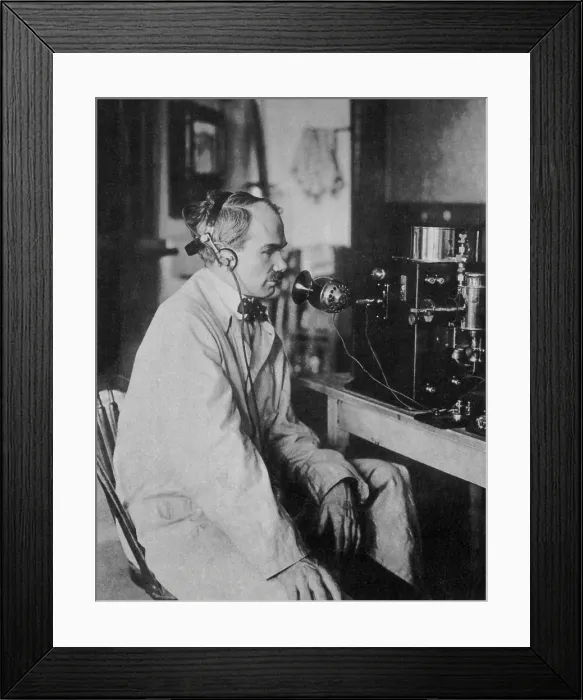 Framed Print : Lee de Forest, American Inventor
