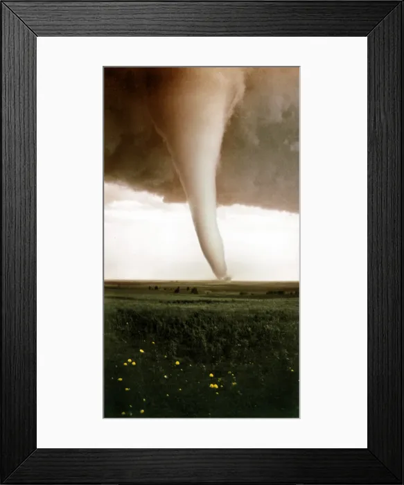 Framed Print : Tornado, Hardtner, KS 1929 Framed Print : Tornado, Hardtner, KS 1929