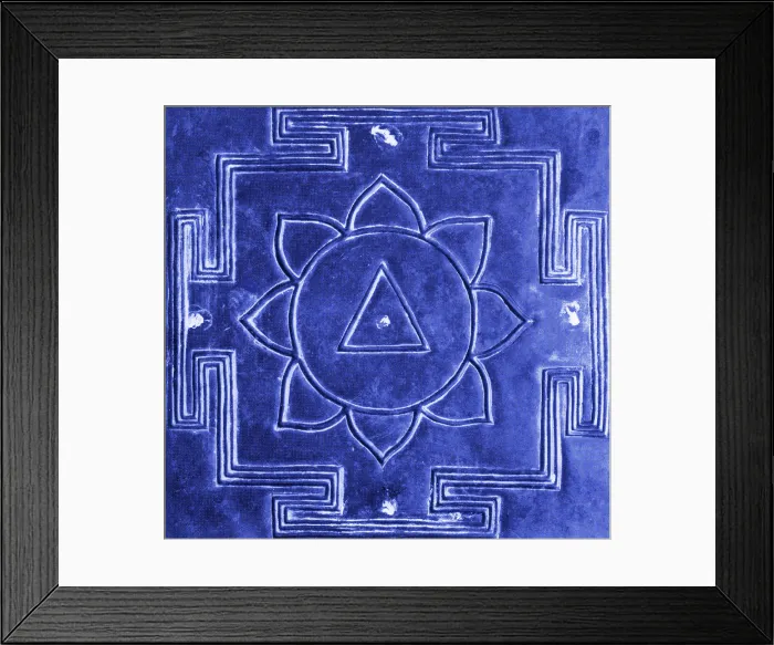 Framed Print : Yantra. The Yantra is an instrument used in meditation Framed Print : Yantra. The Yantra is an instrument used in meditation