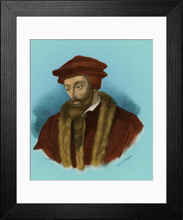 Framed Print : John Calvin, French Theologist Framed Print : John Calvin, French Theologist