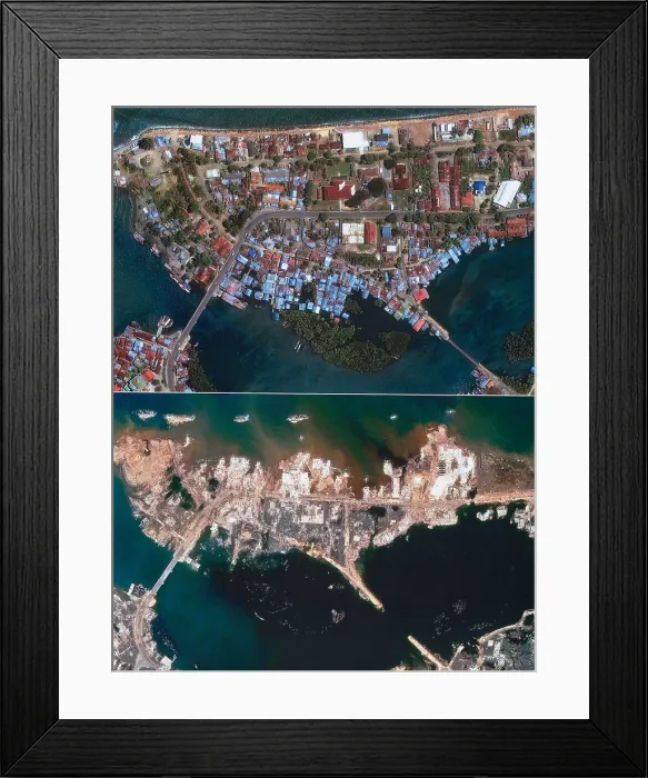 Framed Print : 2004 Indian Ocean Earthquake Framed Print : 2004 Indian Ocean Earthquake