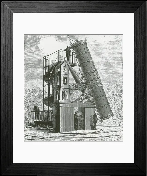 Framed Print : Telescope at the Paris Obervatory Framed Print : Telescope at the Paris Obervatory