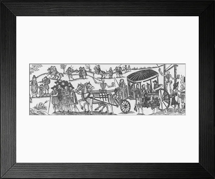 Framed Print : Great Plague of London, 1665 Framed Print : Great Plague of London, 1665