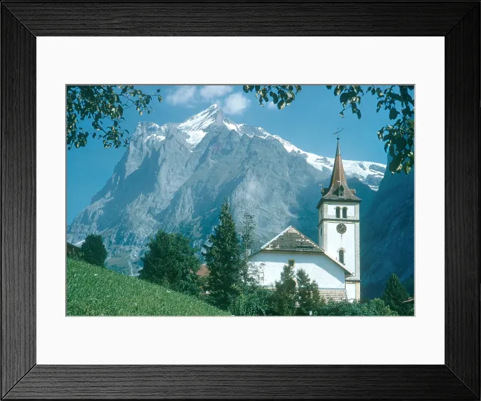 Framed Print : Wetterhorn Peak, Switzerland Framed Print : Wetterhorn Peak, Switzerland