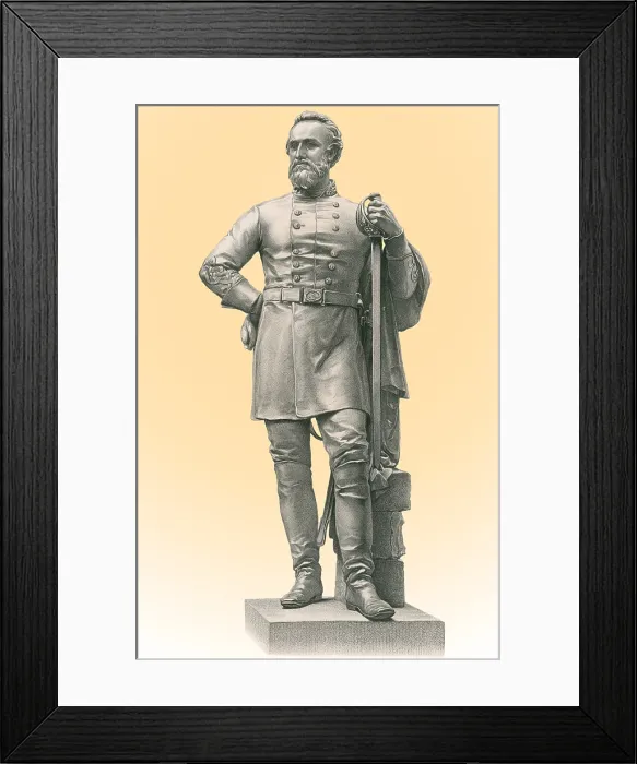 Framed Print : Stonewall Jackson, Confederate General Framed Print : Stonewall Jackson, Confederate General