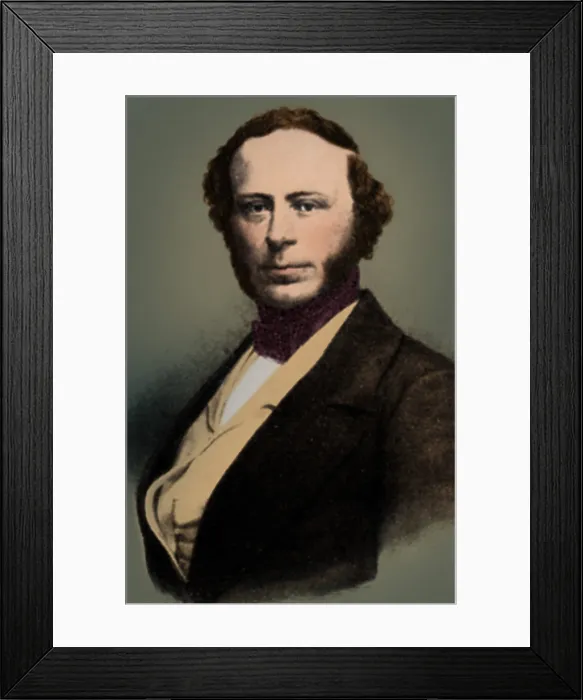 Framed Print : John Ericsson, Swedish-American Inventor Framed Print : John Ericsson, Swedish-American Inventor