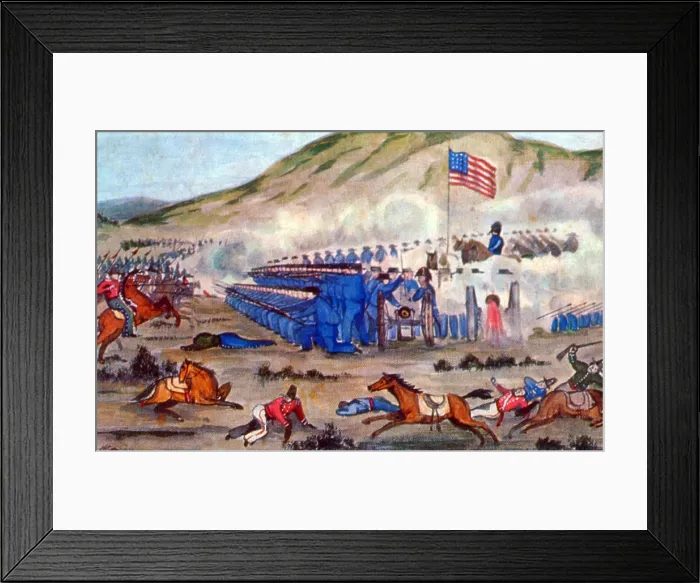 Framed Print : Mexican-American War, Battle of La Mesa, 1847 Framed Print : Mexican-American War, Battle of La Mesa, 1847