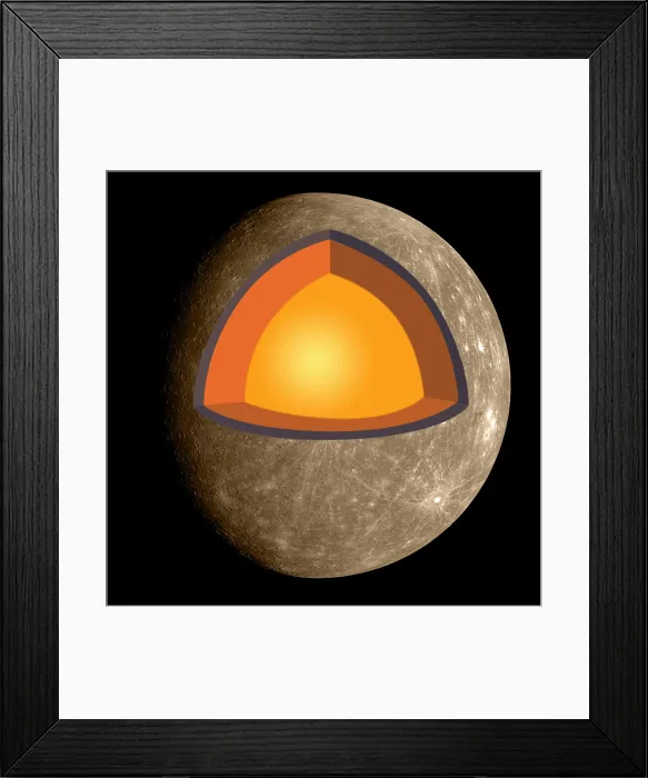Framed Print : Mercury's Interior Framed Print : Mercury's Interior