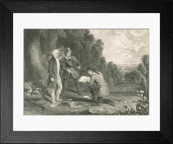 Framed Print : Capture of Major John Andre, 1780 Framed Print : Capture of Major John Andre, 1780