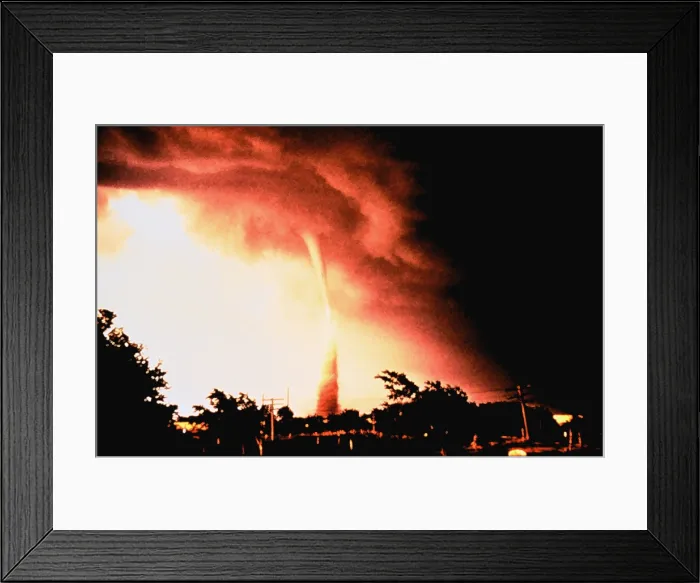 Framed Print : Tornado Sequence, 2 of 4