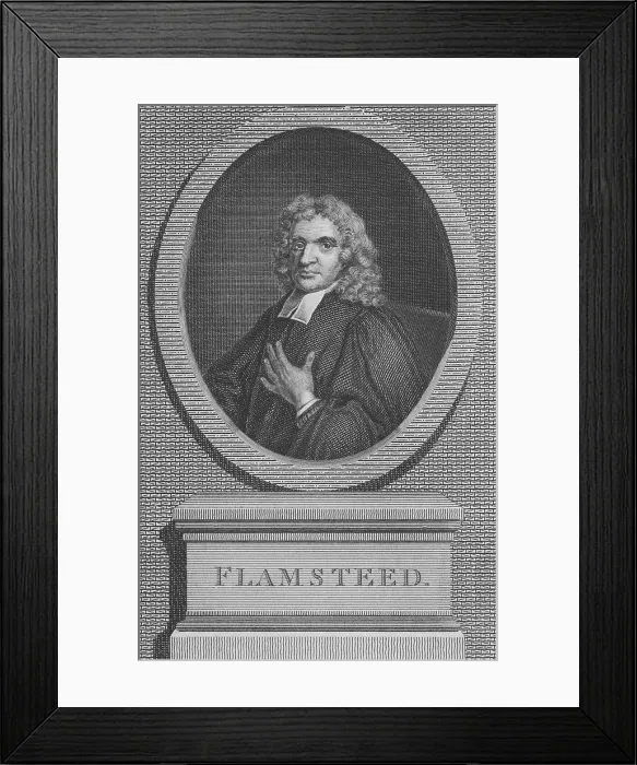 Framed Print : John Flamsteed, English Astronomer