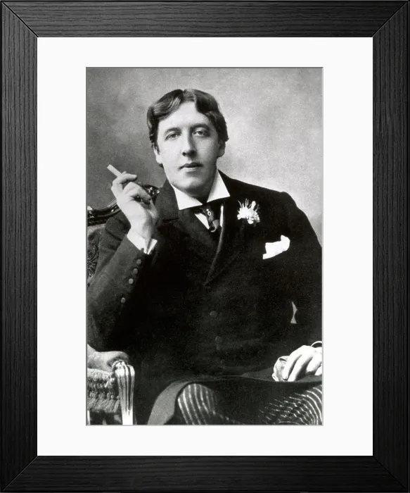 Framed Print : Oscar Wilde, Irish Author