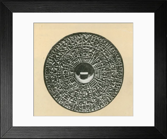 Framed Print : Bronze Compass, Ming Dynasty Framed Print : Bronze Compass, Ming Dynasty
