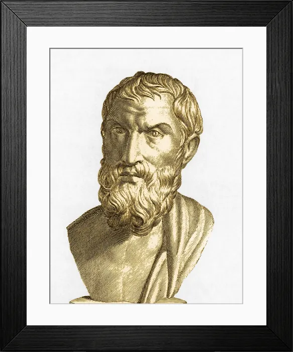 Framed Print : Epicurus, Ancient Greek Philosopher Framed Print : Epicurus, Ancient Greek Philosopher