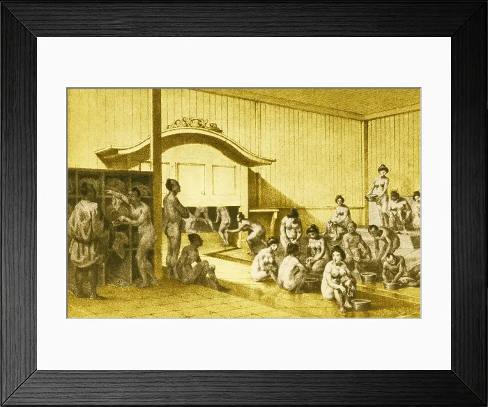 Framed Print : Bath House, Japan Framed Print : Bath House, Japan
