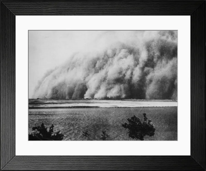 Framed Print : Sandstorm, Sudan, 1906 Framed Print : Sandstorm, Sudan, 1906