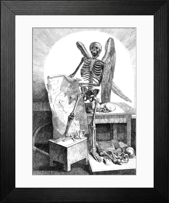 Framed Print : Jacques Gamelin, Nouveau d'osteologie, 1779