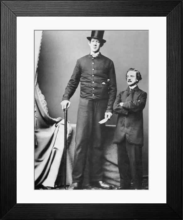 Framed Print : Hugh Murphy, The Irish Giant