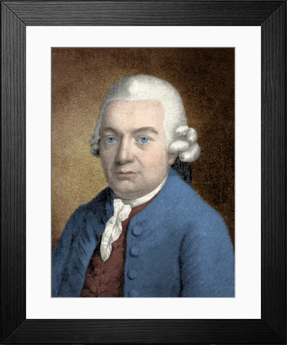 Framed Print : C.P.E. Bach, German Composer Framed Print : C.P.E. Bach, German Composer
